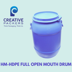 HM-HDPE FULL OPEN MOUTH DRUM